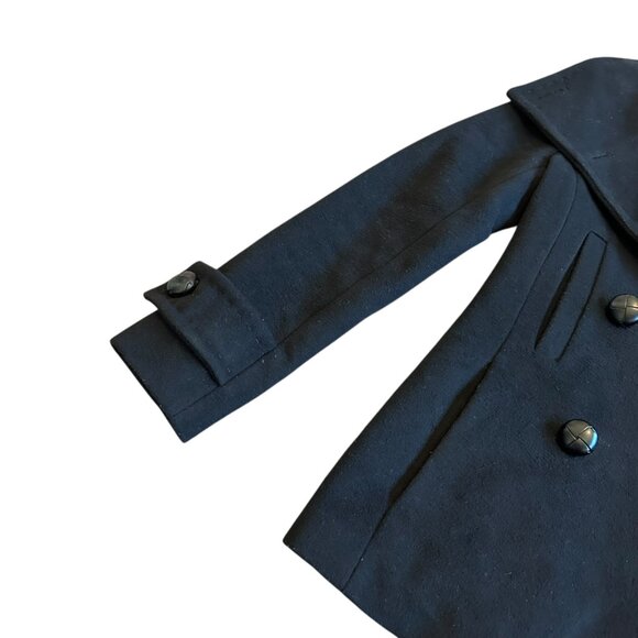 Aritzia T. Babaton Double Breasted Pea Coat Jacket Cashmere Wool Size XXS Womens - Picture 5 of 13
